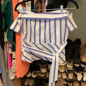 Off the shoulder crop top